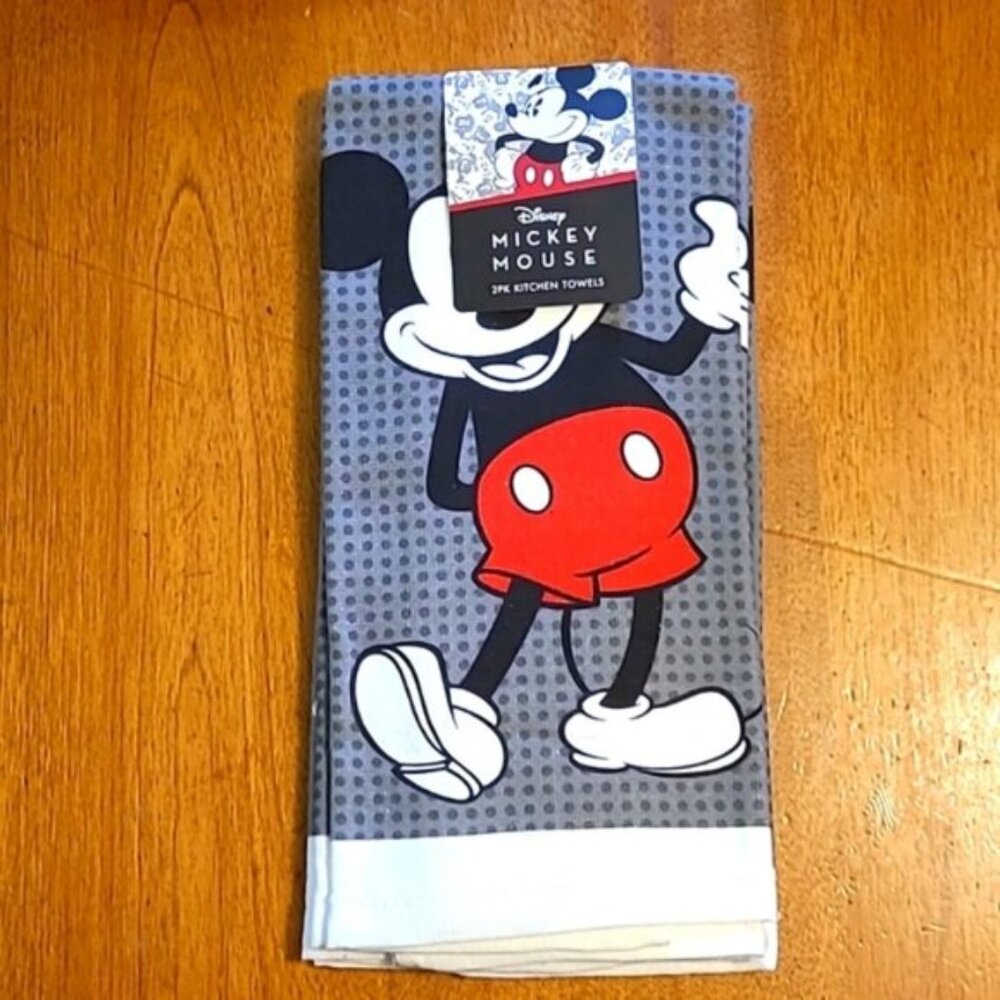 Mickey Mouse 'Classic Pose' Kitchen Towels - 2-pack - DISNEY - NWT